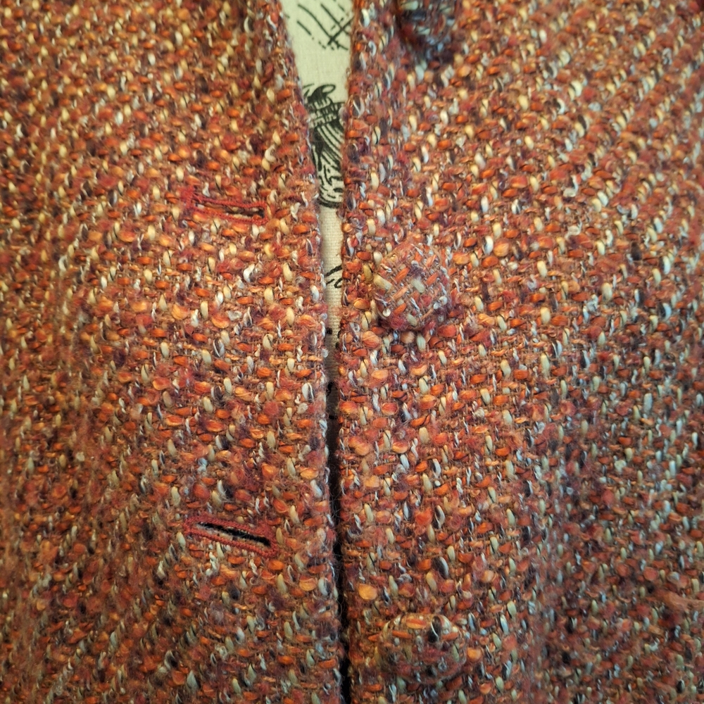Chico's Orange Tweed Jacket - image 3